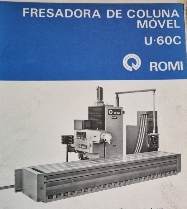 Fresadora coluna móvel - ROMI - U-60C - Imagem 6
