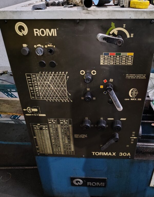 Torno horizontal - ROMI - TORMAX 30A - Imagem 2