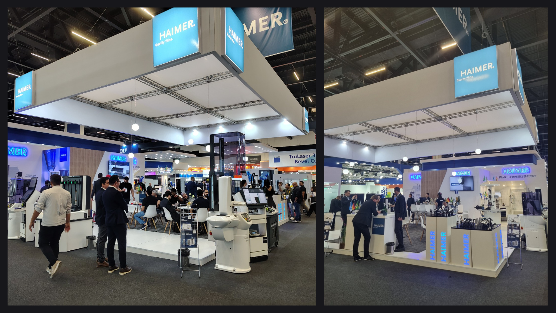 Stand da Haimer na EXPOMAFE 2025.
