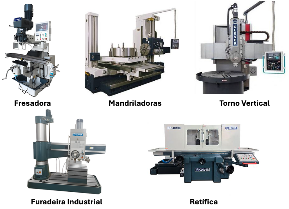 maquinas de produçao CLEVER
