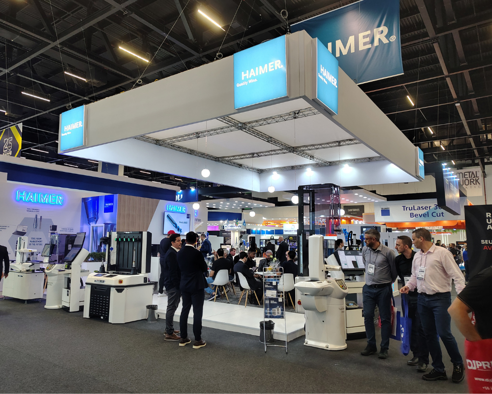 Estande da HAIMER na feira EXPOMAFE 2025