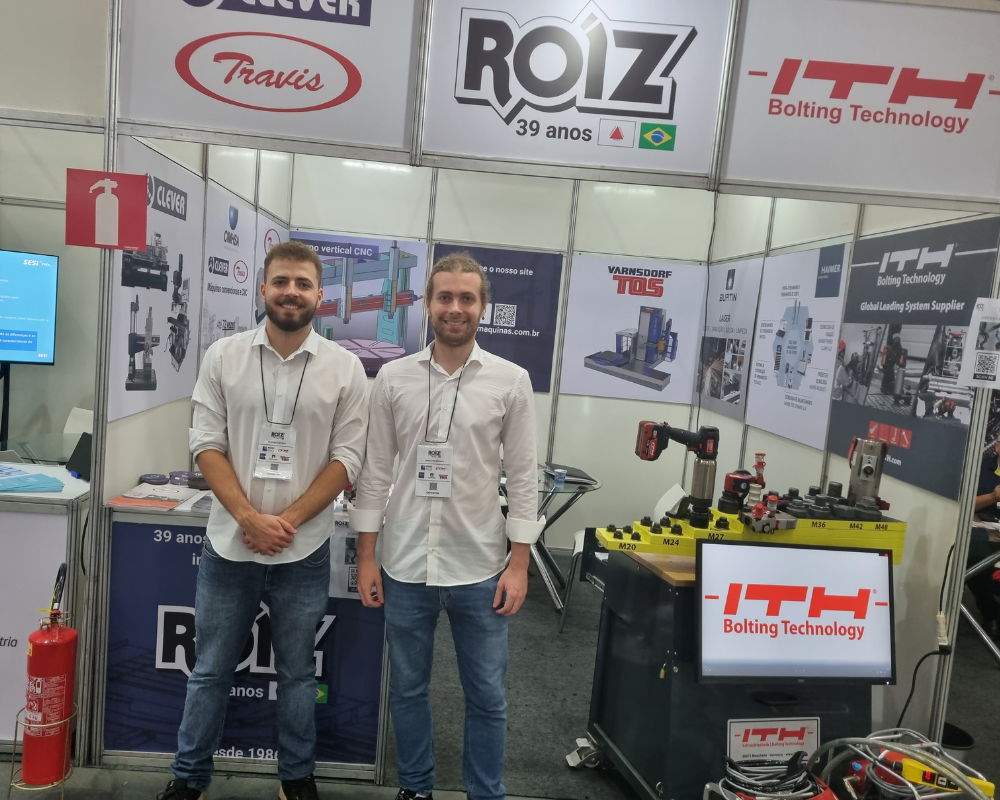 Estande da RÓIZ MÁQUINAS na feira EXPOMETAL 2025_2