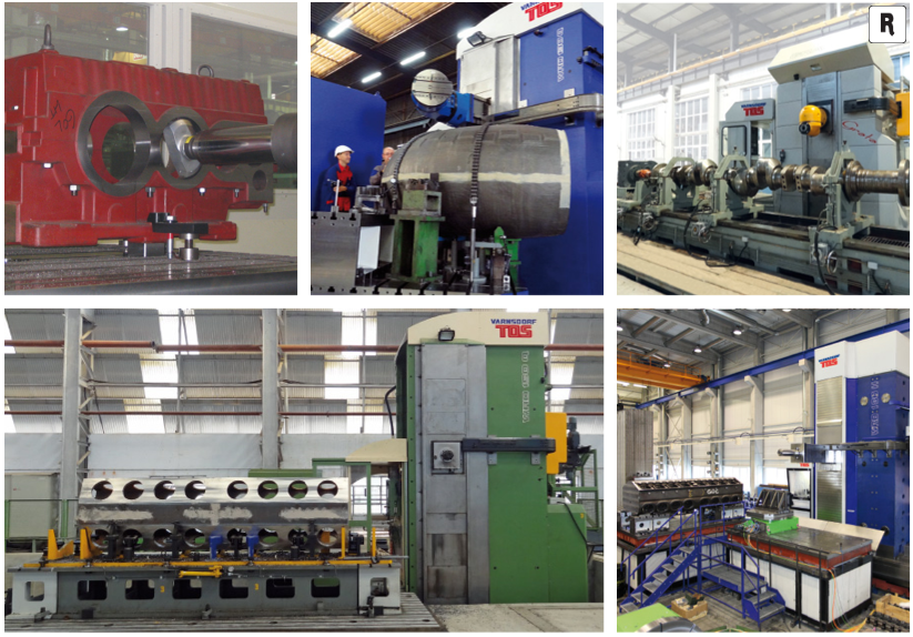 redutores-tubulaçao-eixos-bloco-motor-madrilhadora-tos-varnsdorf