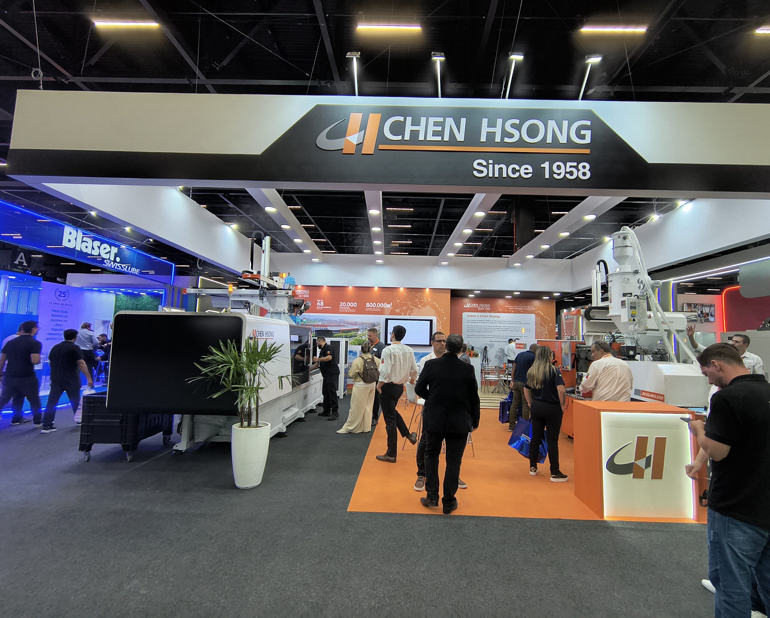Estande da Chen Hsong na FEIMEC 2026